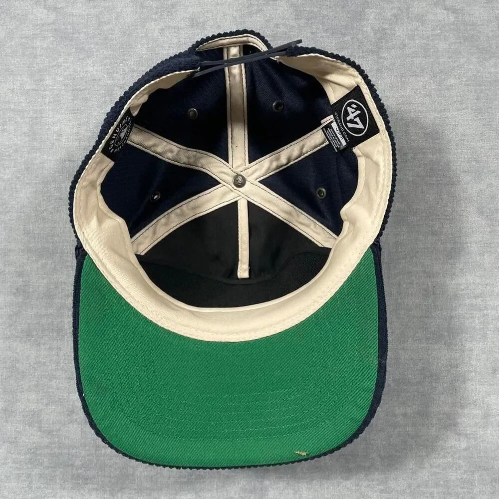 Atlanta Braves corduroy snap back hat